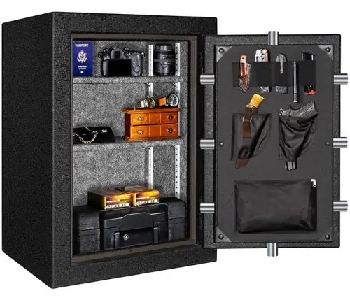 Сейф с биометрическим замком Rhino Metals CD3022X BEL BKT CH